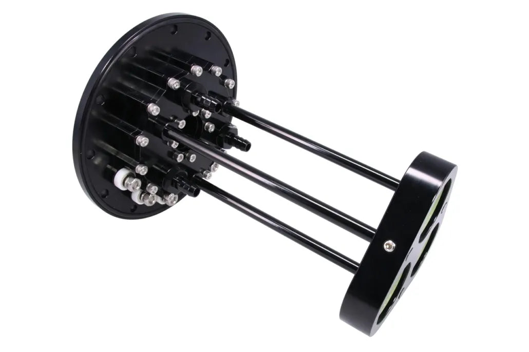 Raceworks Fuel Cell Hanger With Filler Suits 1-3 39-40mm Pumps ALY-195BK