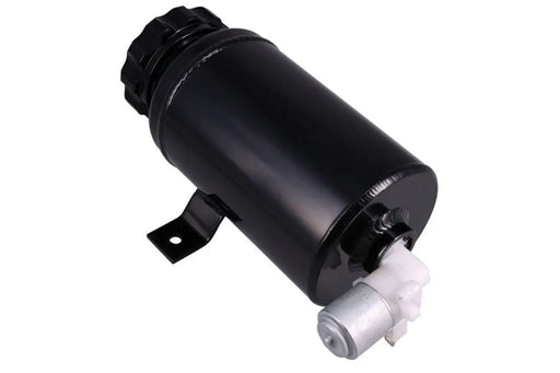Raceworks 1L Black Round Washer Tank With Pump Od 89mm H180mm ALY-222BK
