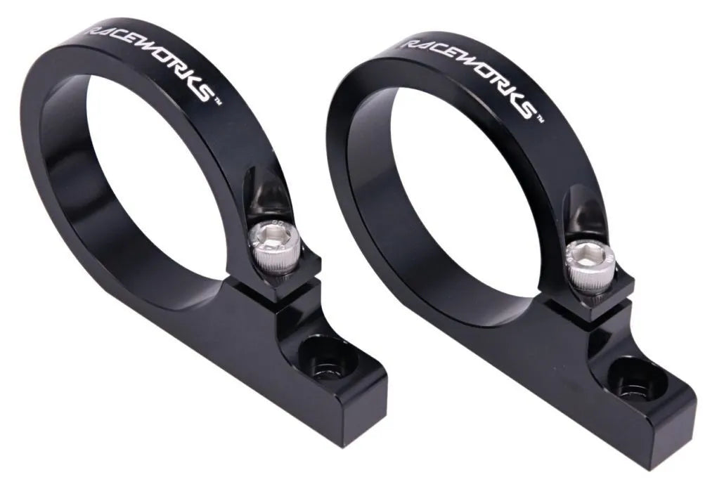 Raceworks 50mm Billet Brackets Pair Suits Aly-219Bk/Aly-221Bk/Aly-077Bkl ALY-223BK