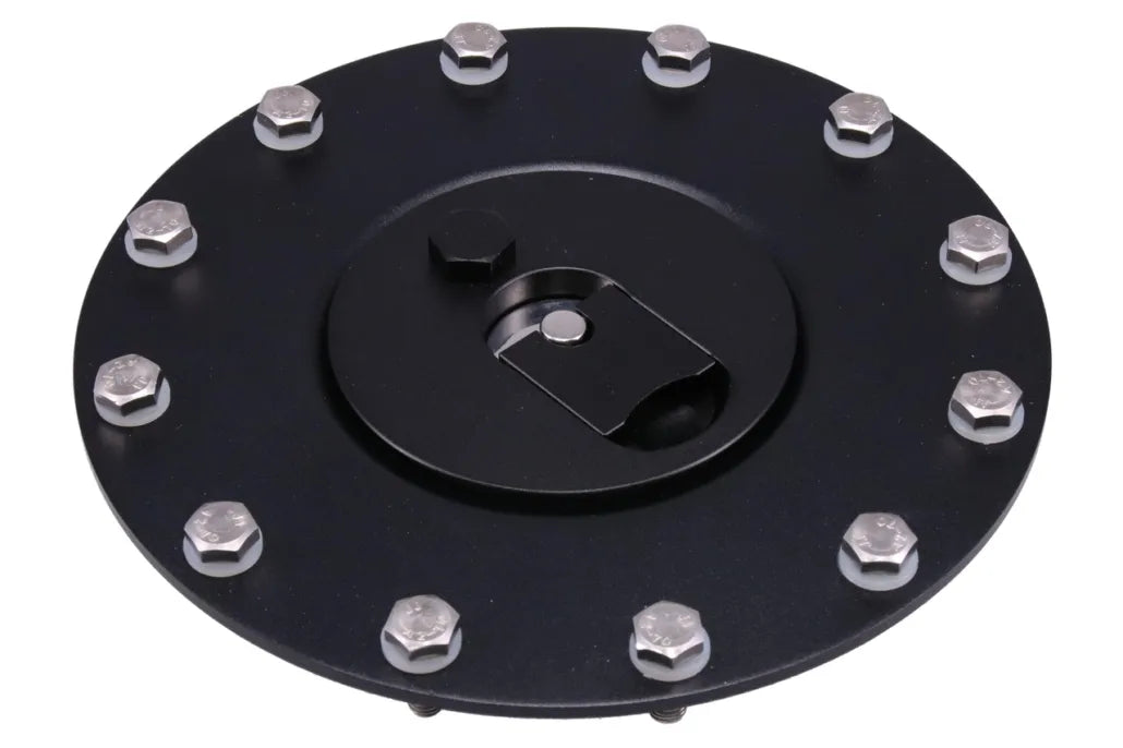 Raceworks Black Billet Aluminium Flush Gen2 Fuel Cell Cap ALY-278BK