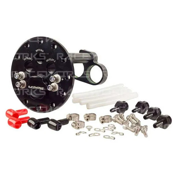 Raceworks Fuel Cell Single/Twin Hanger Suits 39-40mm Pumps ALY-331BK