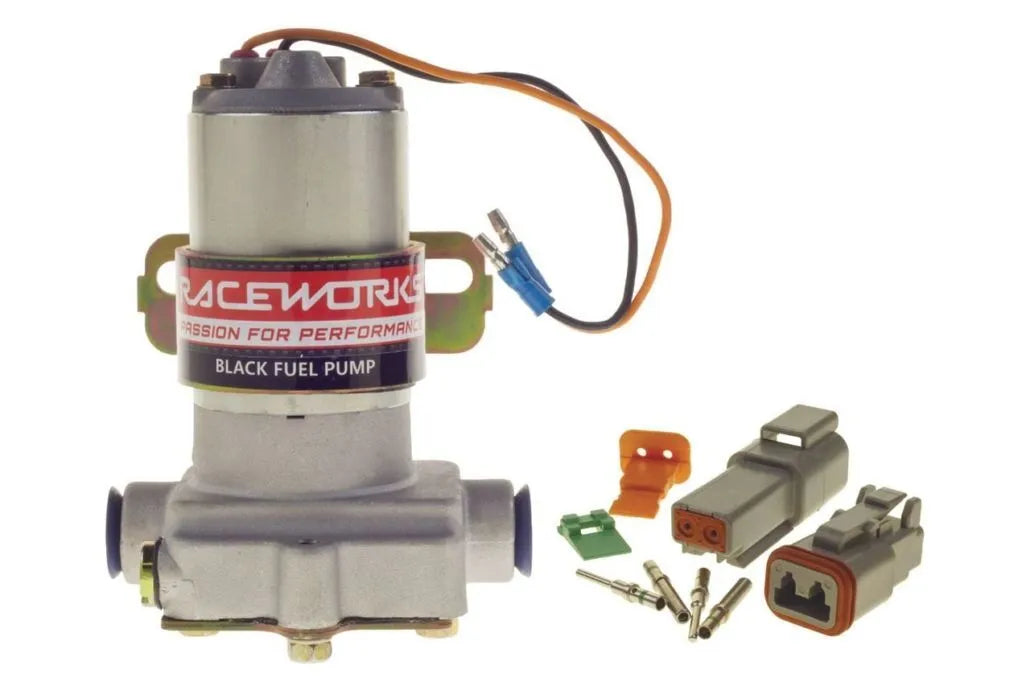Raceworks Raceworks Black Pump 530Lph@Freeflow; Max Pressure 14Psi; E85/Meth Safe EFP-602