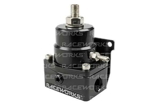 Raceworks Efi Adjustable Fuel Pressure Regulator 3X An-6 ORB Ports FPR-501BK