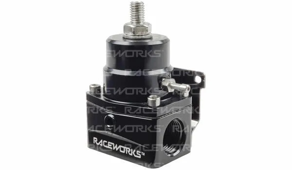 Raceworks Efi Adjustable Fuel Pressure Regulator 3X An-10 ORB Ports FPR-502BK