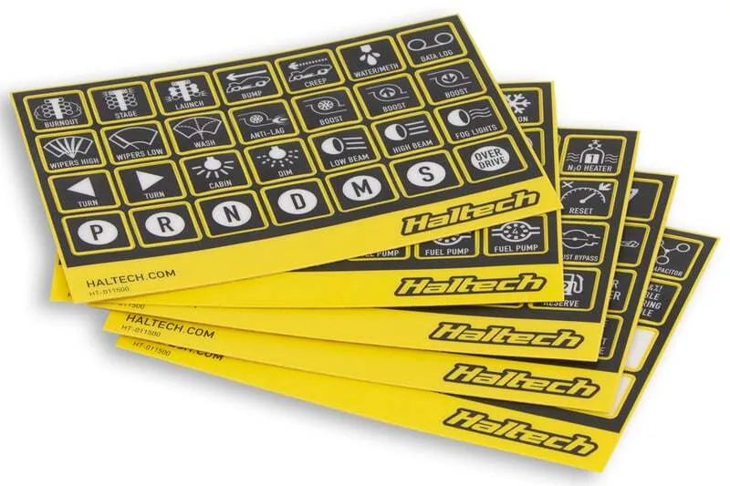 Haltech CAN Keypad Label Set  HT-011500