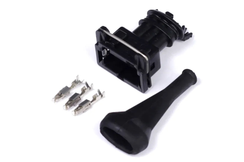 Haltech Plug and Pins Only - Bosch 3 Pin Junior Timer Female Connector  HT-030310