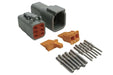 Haltech Plug and Pins Only - Matching Set of Deutsch DTM-6 Connectors (7.5 Amp)  HT-031015