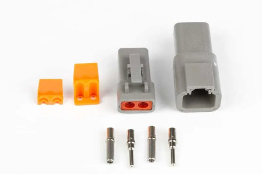 Haltech Plug and Pins Only - Matching Set of Deutsch DTP-2 Connectors (25 Amp)  HT-031202