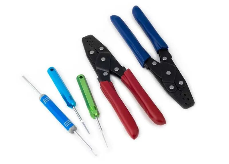 Haltech Dual Crimper Set Inc 3 pin removal tools  HT-070300