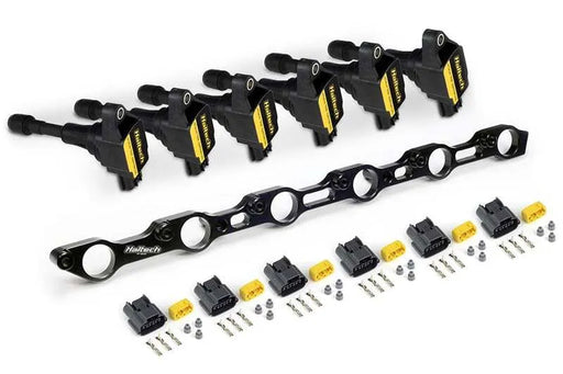 Haltech R35 Coil Bracket Kit for Toyota JZ Includes Bracket , Coils and connectors  HT-120200
