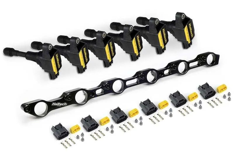 Haltech R35 Coil Bracket Kit for Toyota JZ Includes Bracket , Coils and connectors  HT-120200