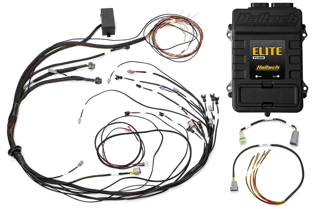 Haltech Elite 1500 + Mazda 13B S4/5 CAS with Flying Lead Ignition Terminated Harness Kit  HT-150975