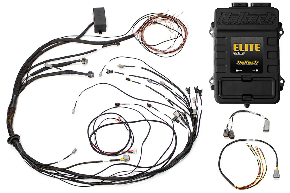 Haltech Elite 1500 + Mazda 13B S6-8 CAS with Flying Lead Ignition Terminated Harness Kit  HT-150985