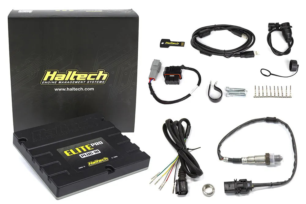 Haltech Elite PRO Plug-in ECU - Ford Falcon i6 "Barra" + Onboard Wideband Sensor Kit  HT-154006
