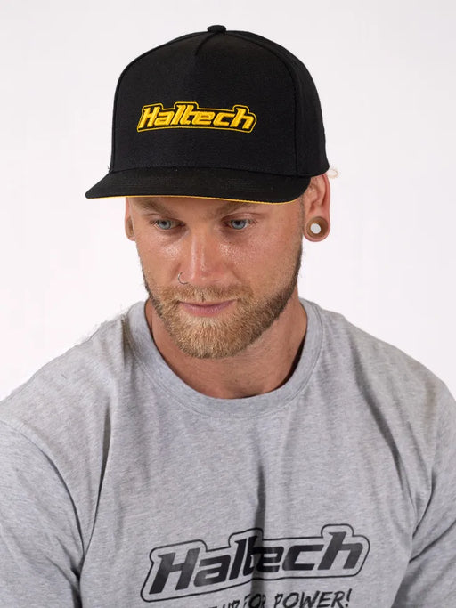 Haltech Haltech Snapback Cap Black with Yellow Logo  HT-301001