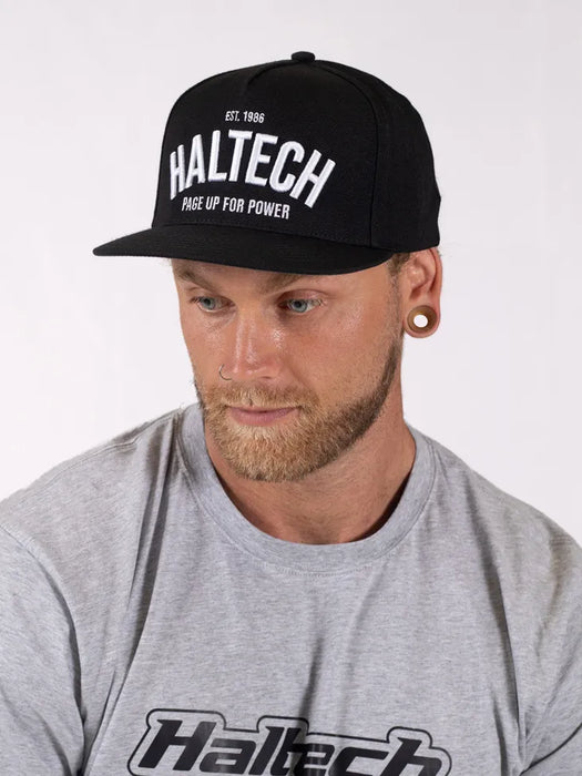Haltech Haltech Snap Back Black with White Text  HT-301002