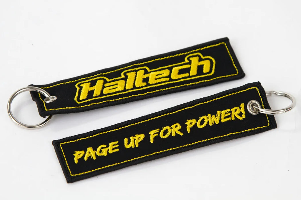 Haltech Haltech Fabric Keytag Black  HT-309006