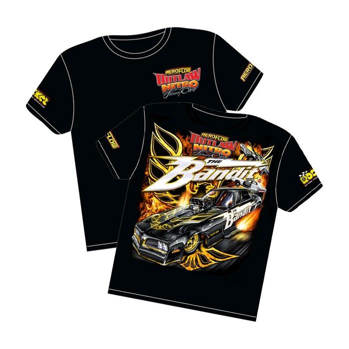 The Bandit' Pontiac Trans-Am Outlaw Nitro Funny Car T-Shirt  Small
