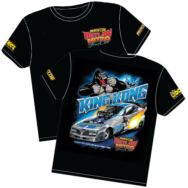 King Kong' Pontiac Trans-Am Outlaw Nitro Funny Car T-Shirt   Youth Small