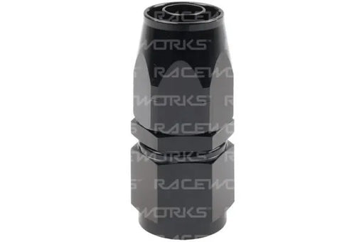 Raceworks Cutter Hose End An-4 Straight RWF-101-04BK
