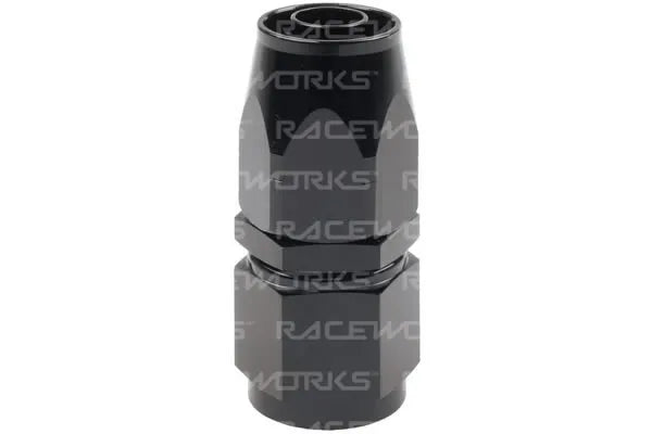 Raceworks Cutter Hose End An-12 Straight RWF-101-12BK