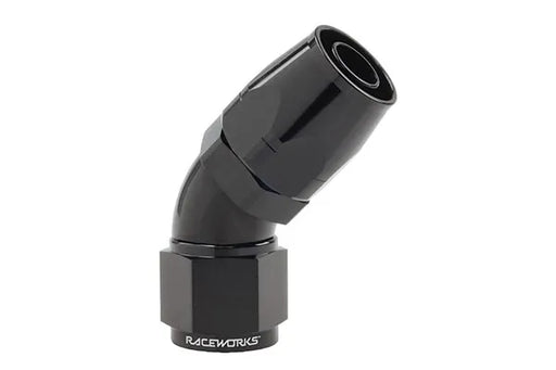 Raceworks Cutter Hose End An-20 45Deg RWF-102-20BK