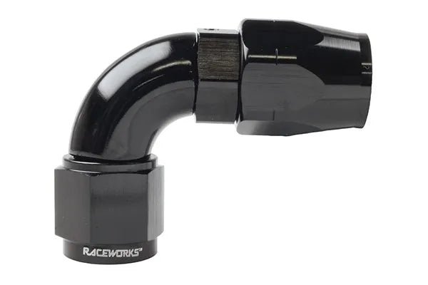 Raceworks Cutter Hose End An-4 90Deg RWF-103-04BK