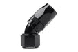 Raceworks Taper Hose End An-4 45Deg RWF-112-04BK