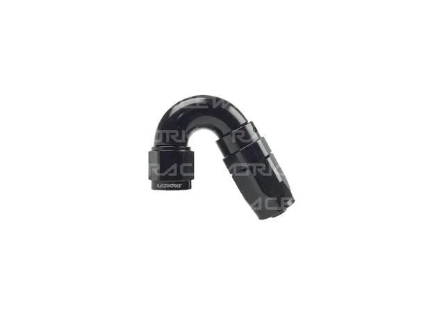 Raceworks Taper Hose End An-6 150Deg RWF-115-06BK