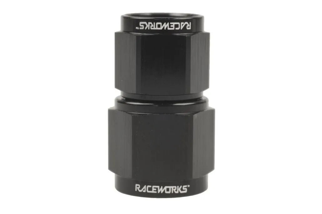 Raceworks Female To Female Swivel Stepped An-6 To An-8 Straight RWF-131-06-08BK