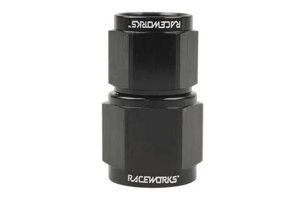 Raceworks Female To Female Swivel Stepped An-10 To An-12 Straight RWF-131-10-12BK