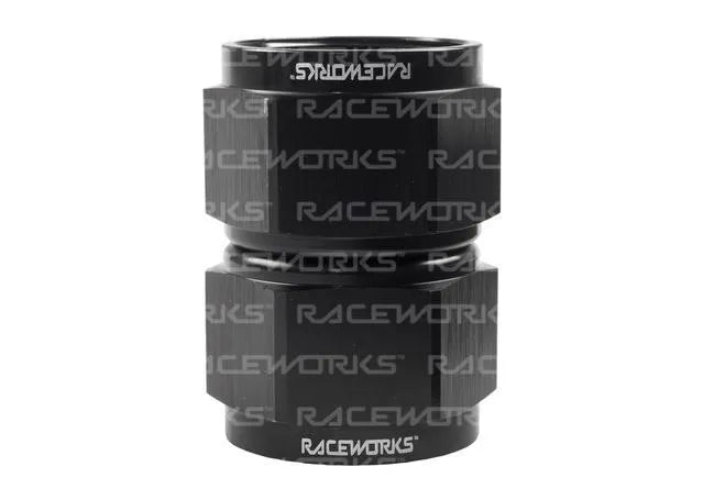 Raceworks Female To Female Swivel An-16 Straight RWF-131-16BK