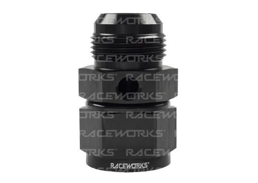 Raceworks Female Swivel To Male An-16 With 1/8InNPT Port RWF-140-16BK