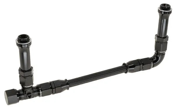 Raceworks Holley Hp/Qft An-8 Dual Feed Fuel Line Kit RWF-165-08BK