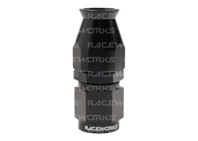 Raceworks Ptfe Hose End An-3 Straight RWF-201-03BK