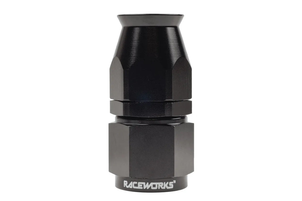 Raceworks Ptfe Hose End An-10 Straight RWF-201-10BK