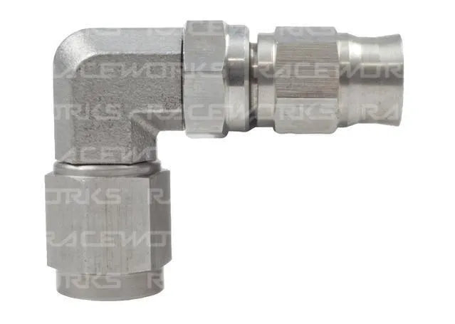 Raceworks Ptfe Hose End An-6 90Deg Ss RWF-203-06SS