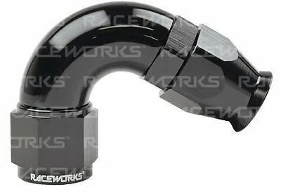 Raceworks Ptfe Hose End An-10 120Deg RWF-204-10BK