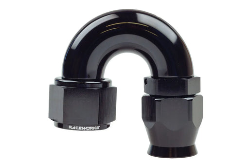 Raceworks Ptfe Hose End An-6 180Deg RWF-206-06BK