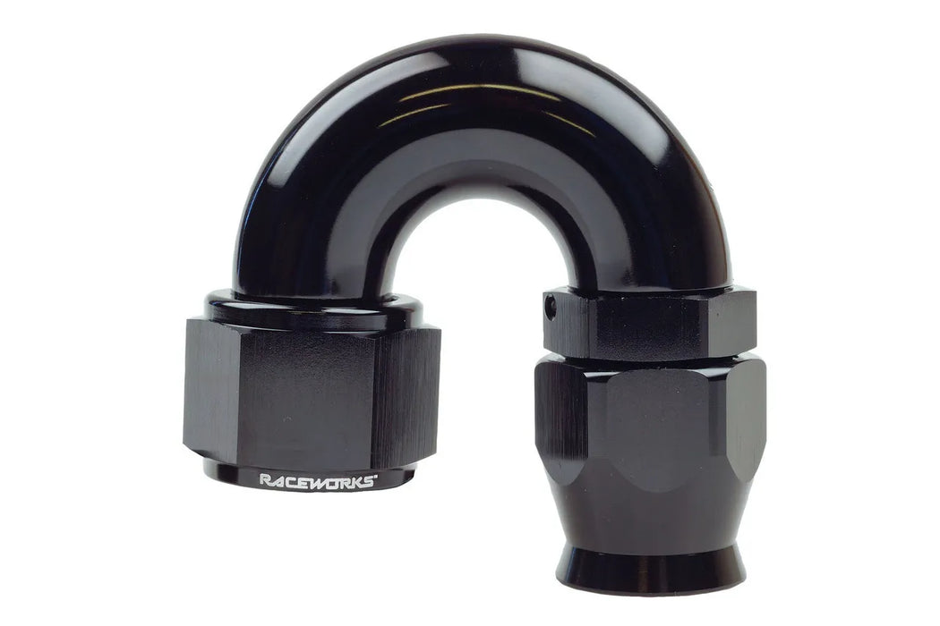 Raceworks Ptfe Hose End An-12 180Deg RWF-206-12BK