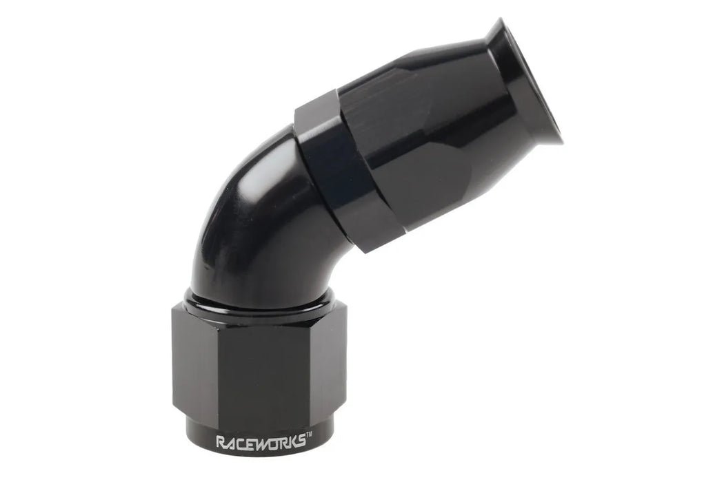 Raceworks Ptfe Hose End An-8 60Deg RWF-208-08BK