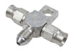 Raceworks An-3 2X Ptfe Hose Ends With 1X Male An Tee With Bracket Ss RWF-261-03-03SS
