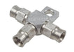 Raceworks An-3 Ptfe Hose End Tee With Bracket Ss RWF-261-03SS