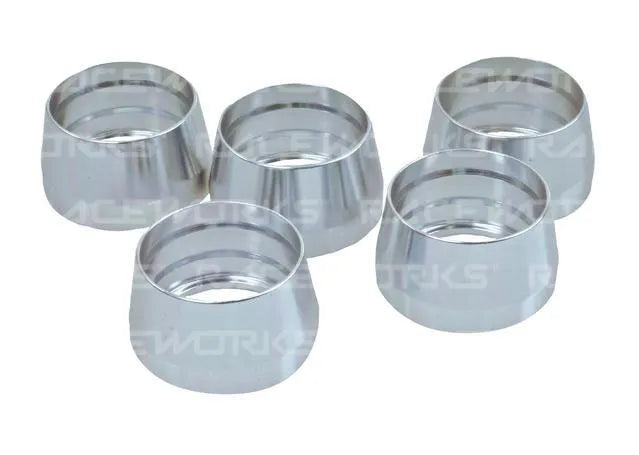 Raceworks Ptfe Hose Olive Inserts An-3 5Pk RWF-299-03
