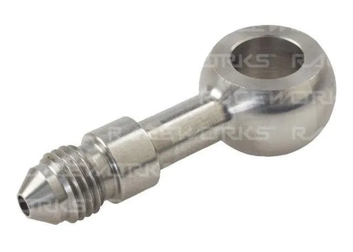 Raceworks 11.2mm Banjo To An-3 Male Flare Ss Straight RWF-311-03SS