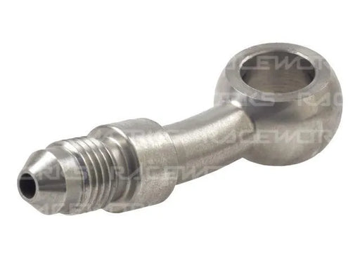 Raceworks 10.2mm Banjo To An-3 Male Flare Ss 20Deg RWF-312-03SS