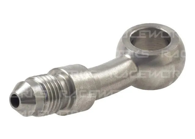 Raceworks 11.2mm Banjo To An-3 Male Flare Ss 20Deg RWF-316-03SS