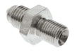Raceworks Metric Male M10X1.0 To Male Flare An-4 Ss (Dual Seal) RWF-351-04SS