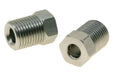 Raceworks Inverted Flare Tube Nut 3/8In-24 Stainless Suit 3/16In Hard Line 2Pk RWF-364-SS