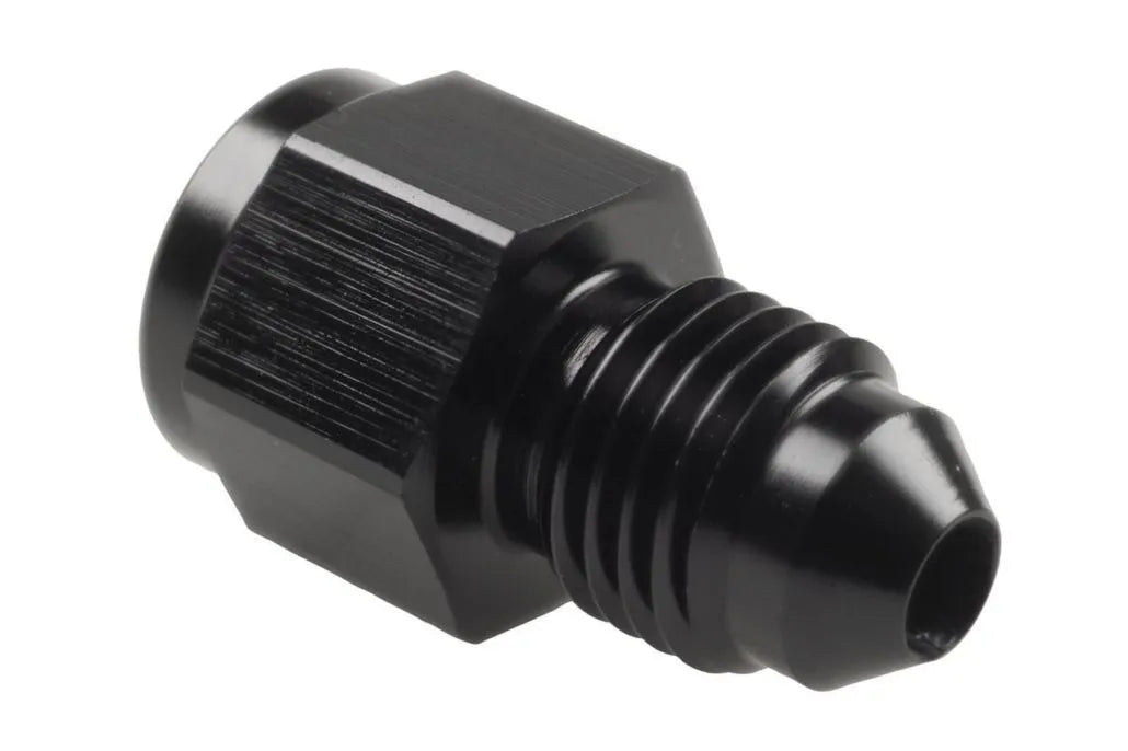 Raceworks 1/8In NPT Female To An-4 Male Flare Adapter RWF-370-04BK
